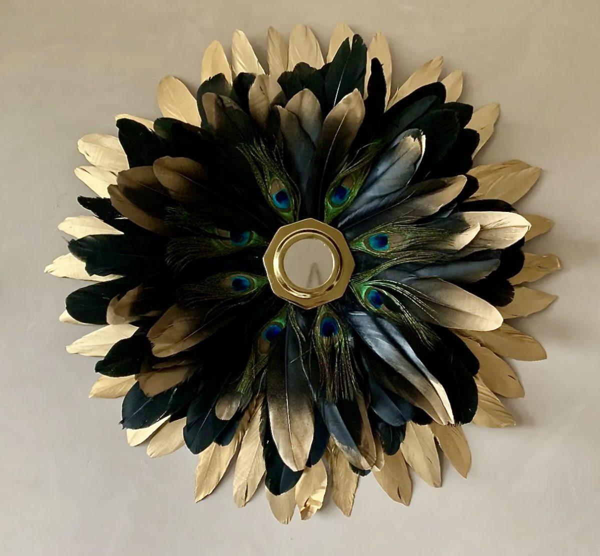 L'Atelier d'Echo, les beaux miroirs à plumes Jujuhats de Bordeaux