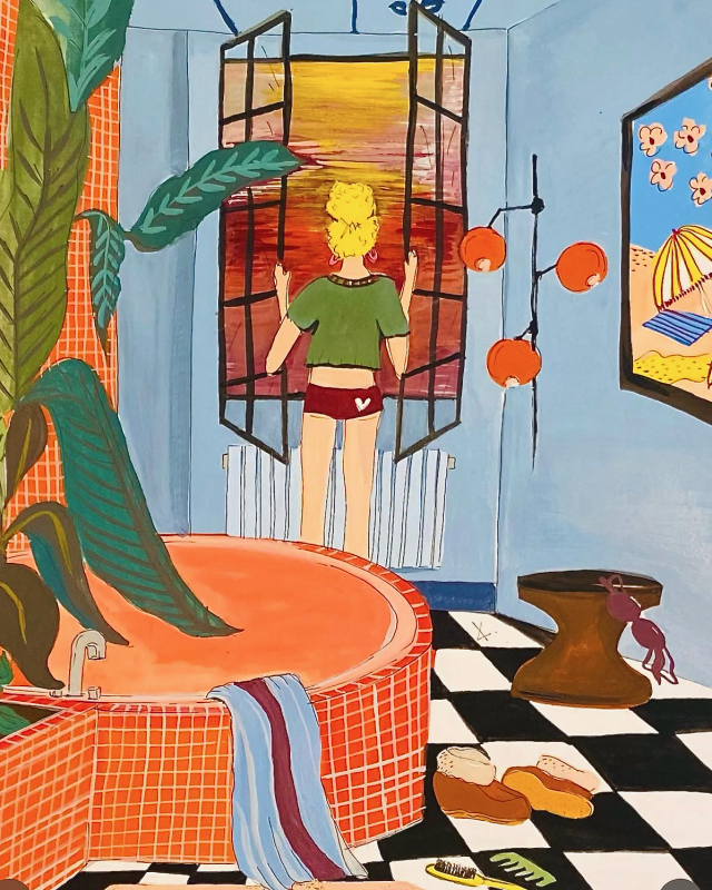 Atelier Menthe Poivrée, des fresques et illustrations colorées à Bordeaux