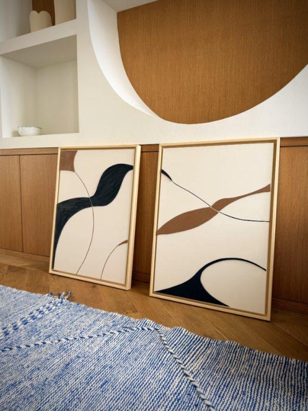 Moodéa, création artisanale de tableaux texturés à Bordeaux