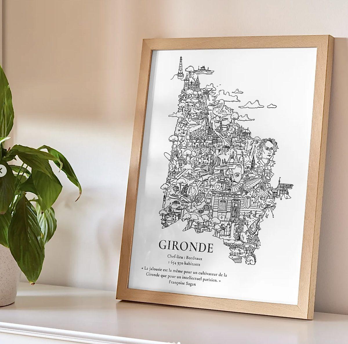 Les Cartes de Gabin : affiches illustrées et décoratives à Bordeaux